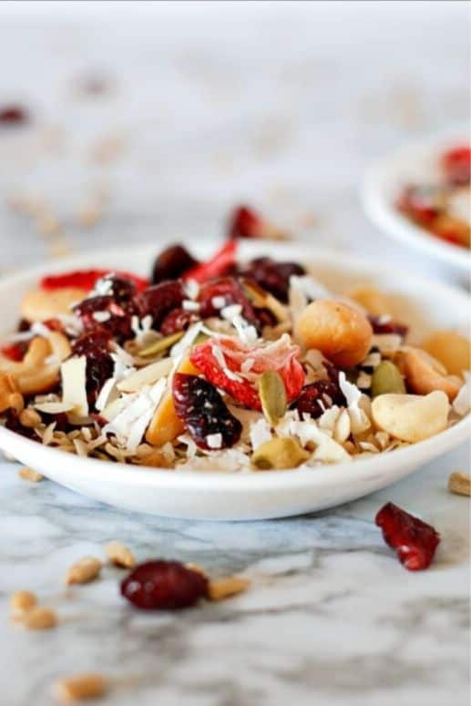 Sweet and salty trail mix