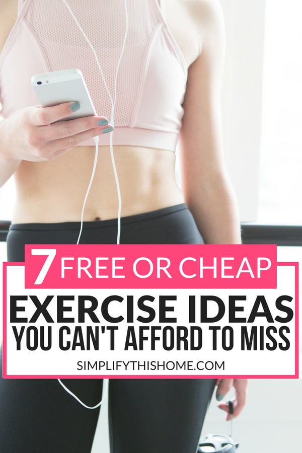 Need some new ways to exercise on a budget? Don't miss these free or cheap options! | exercise at home | exercise routines